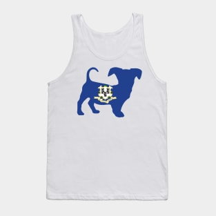 Chiweenie Dog Lover Connecticut Flag Tank Top